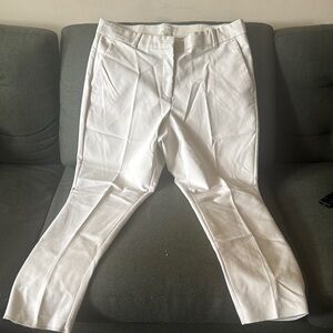 H&M White Dress Pants Tailored Full-Length